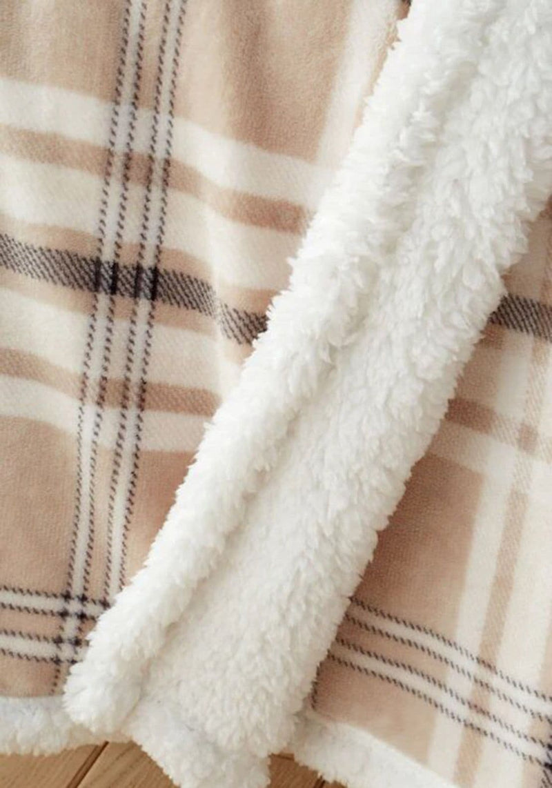 Catherine Lansfield Kelso Throw | Natural