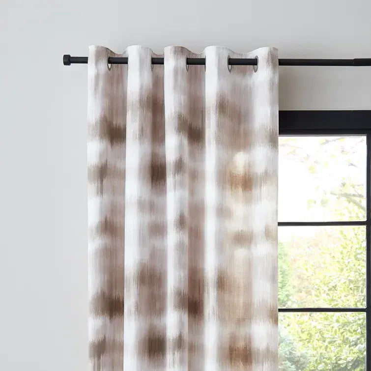 Catherine Lansfield Ombre Texture Thermal Curtains | Natural