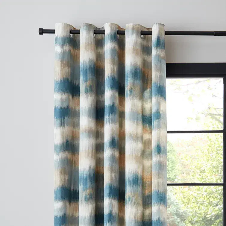Catherine Lansfield Ombre Texture Thermal Curtains| Teal