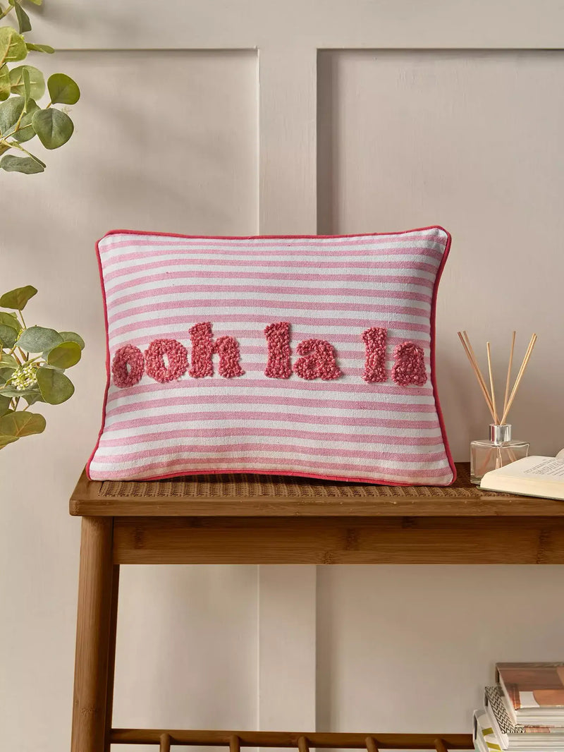 Catherine Lansfield OOH La La Filled Cushion 30X40 | Pink