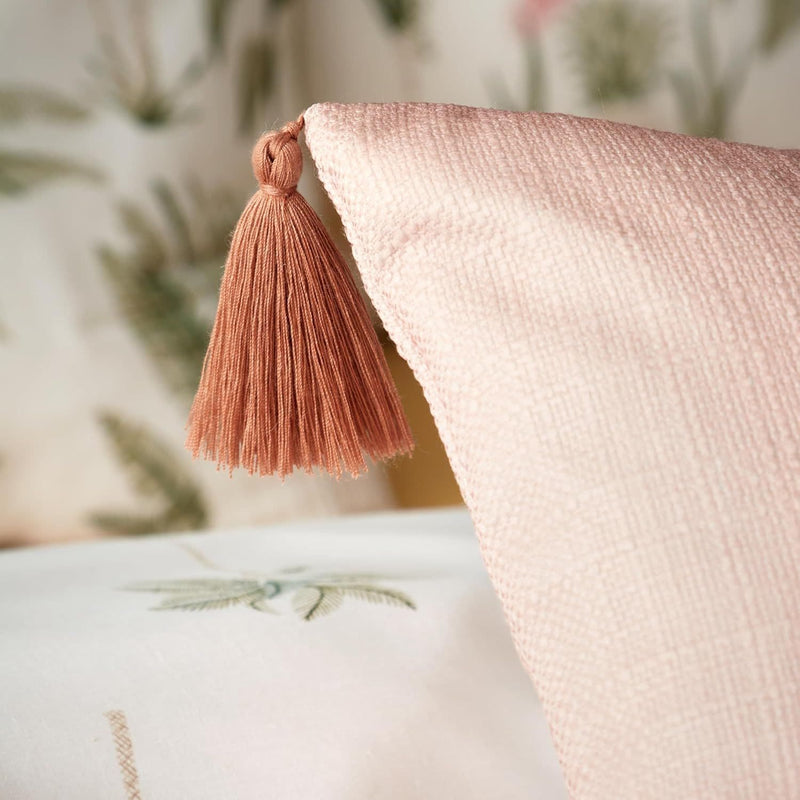 Catherine Lansfield Paradiso Palm Filled Cushion 45x45cm| Clay