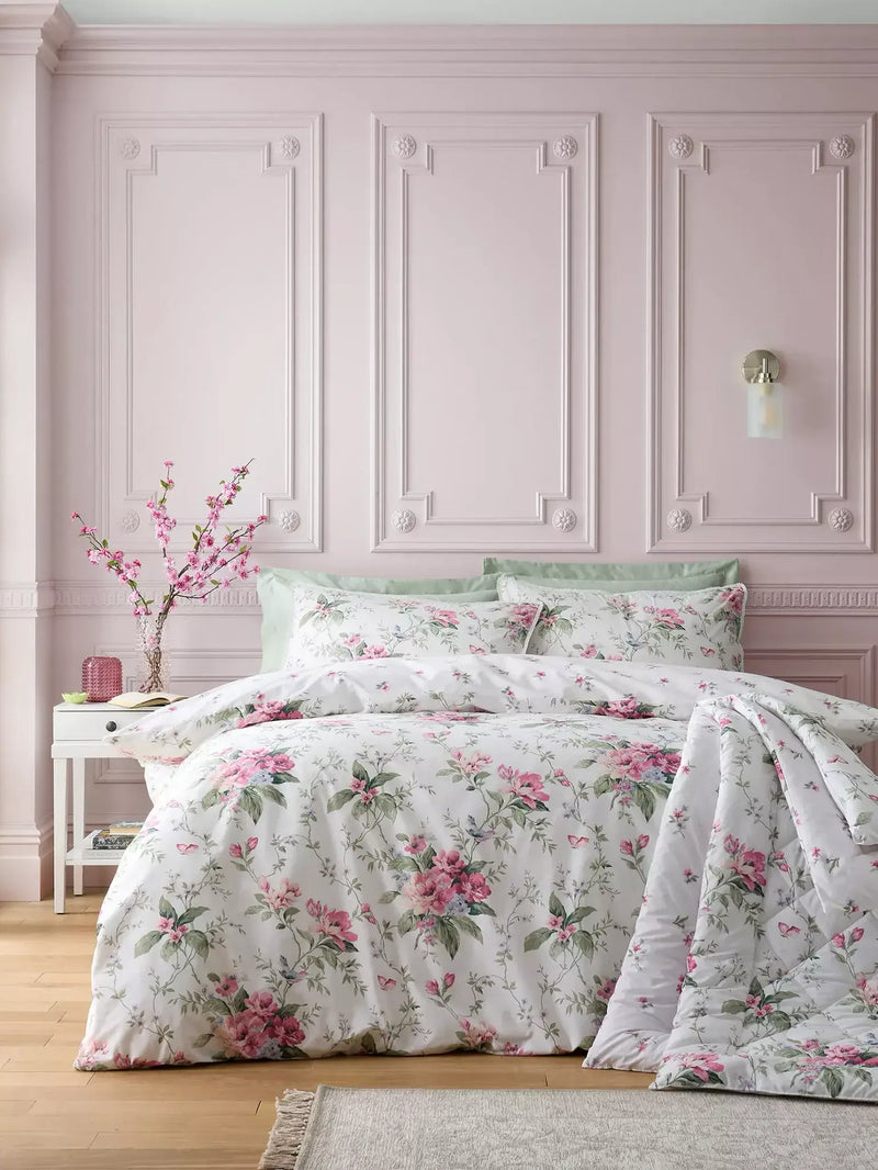 Catherine Lansfield  Penelope Floral Duvet Set|  Cream