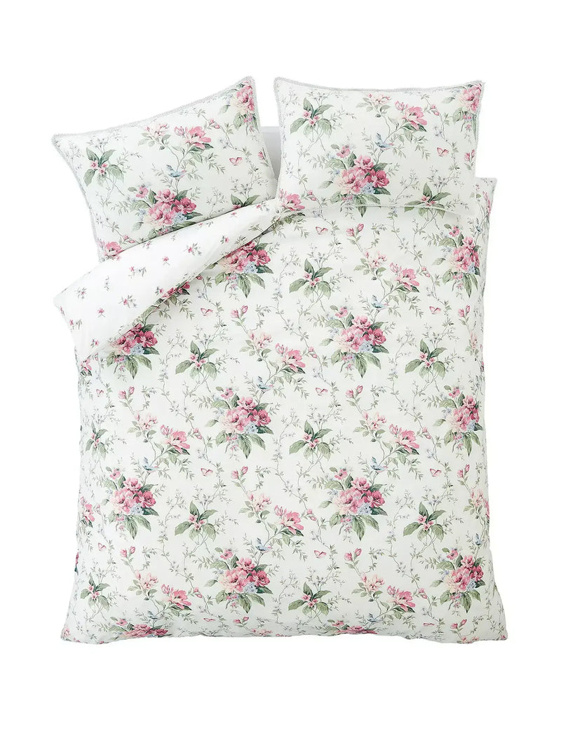 Catherine Lansfield  Penelope Floral Duvet Set|  Cream