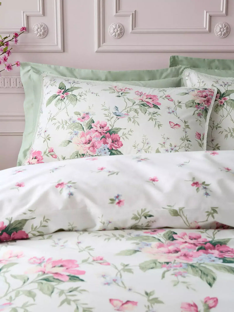 Catherine Lansfield  Penelope Floral Duvet Set|  Cream