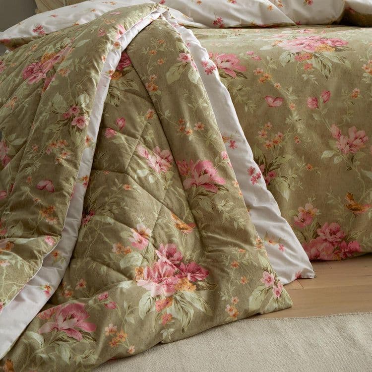 Catherine Lansfield  Penelope Floral Duvet Set|  Green
