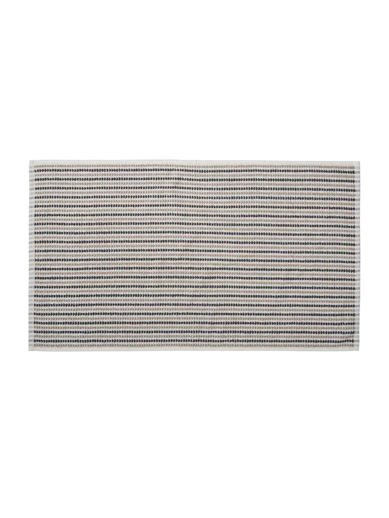 Catherine Lansfield Rice Weave Stripe Towels | Grey
