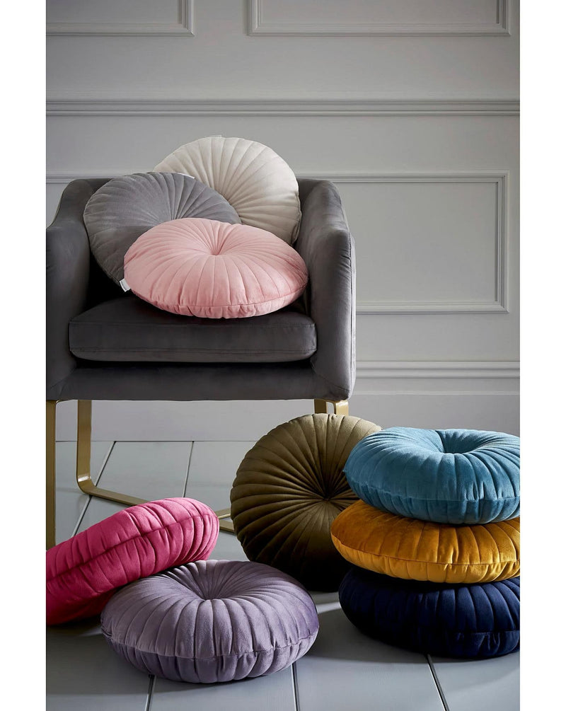 Catherine Lansfield  Round Filled Cushion  | Natural