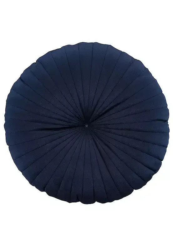 Catherine Lansfield  Round Filled Cushion  | Navy