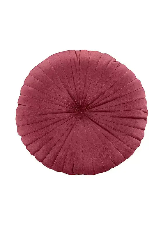 Catherine Lansfield  Round Filled Cushion  | Raspberry
