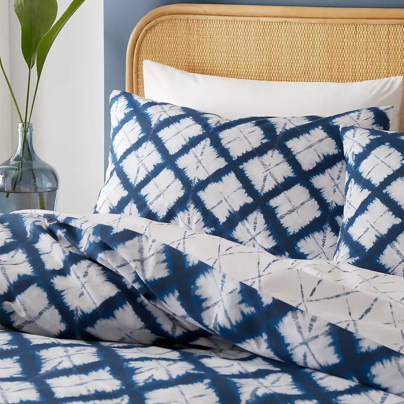 Catherine Lansfield  Shibori Tie Dye Quilt Set  | Indigo