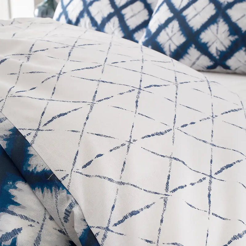 Catherine Lansfield  Shibori Tie Dye Quilt Set  | Indigo