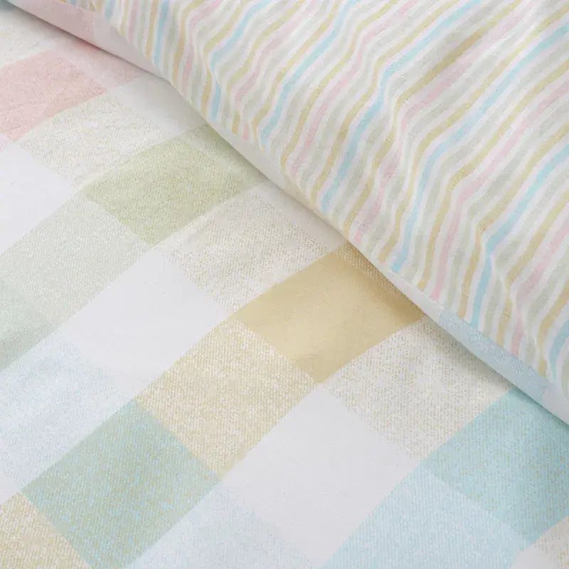 Catherine Lansfield Spring Check Quilt Set  | Multi