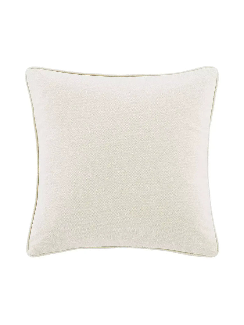 Catherine Lansfield Wilson Velvet Filled Cushion 35x35cm| Natural