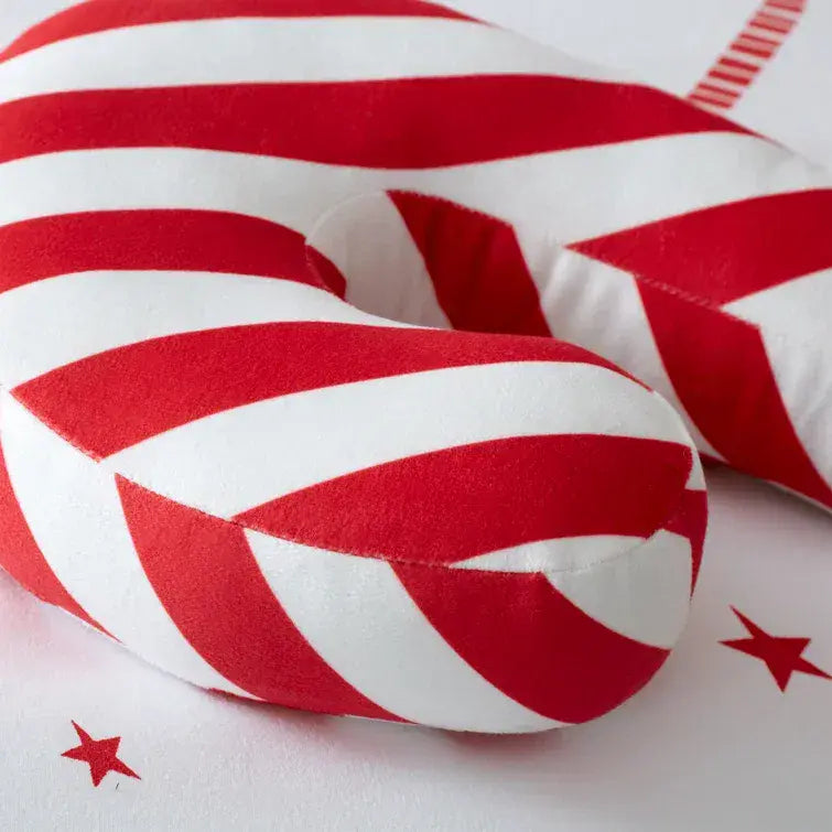 Catherine Lansfield  XMass Candy Cane 3D Cushion 50x30x5 cm| Red