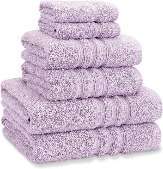 Catherine Lansfield Zero Twist Towel | Lilac