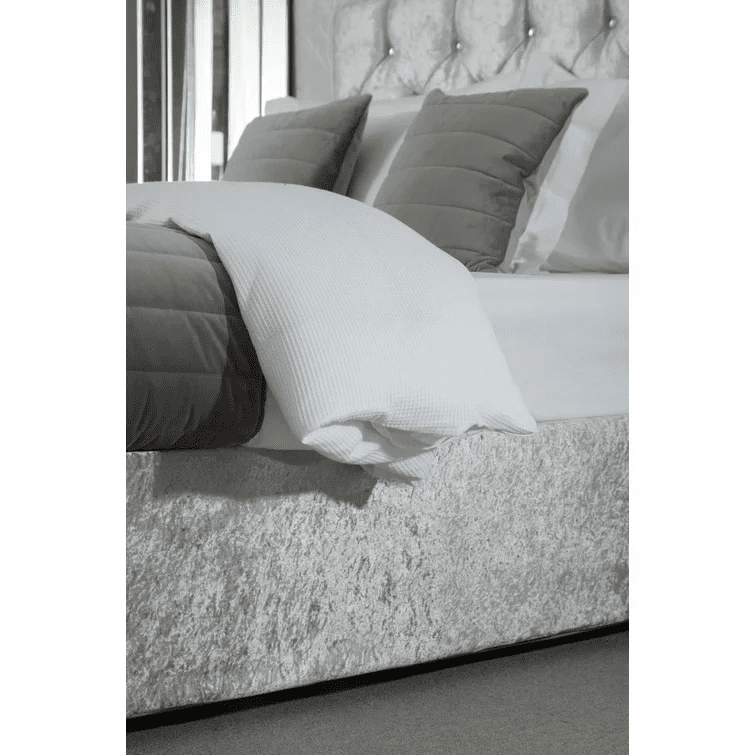 Cathrine Landfield Crushed Velvet Base Wrap | Silver