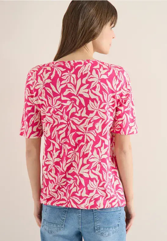 CECIL  All Over Print  Tunic | Beetroot 324832