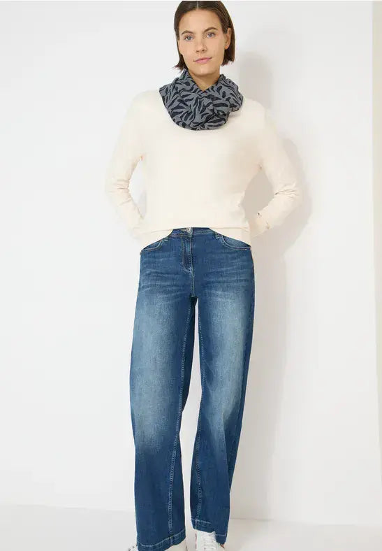 CECIL Burnout Loop Scarf | Universal  Blue573044