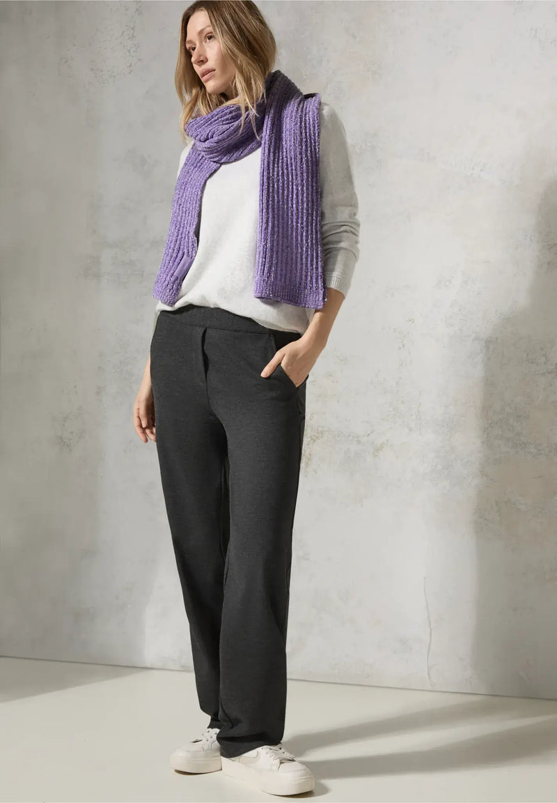 CECIL Chenille Knit Scarf  | Lilac 572652