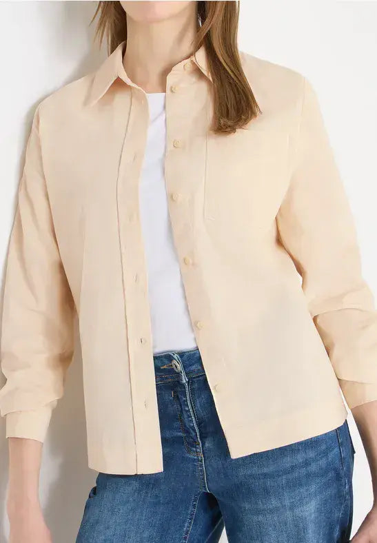 CECIL Corduroy Blouse | Beige 346350