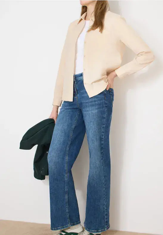CECIL Corduroy Blouse | Beige 346350