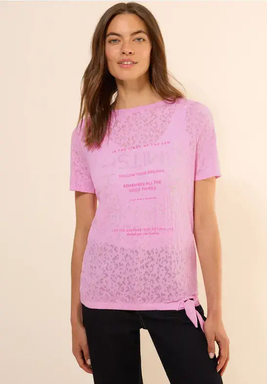 CECIL FP T-Shirt  | Charry 323362