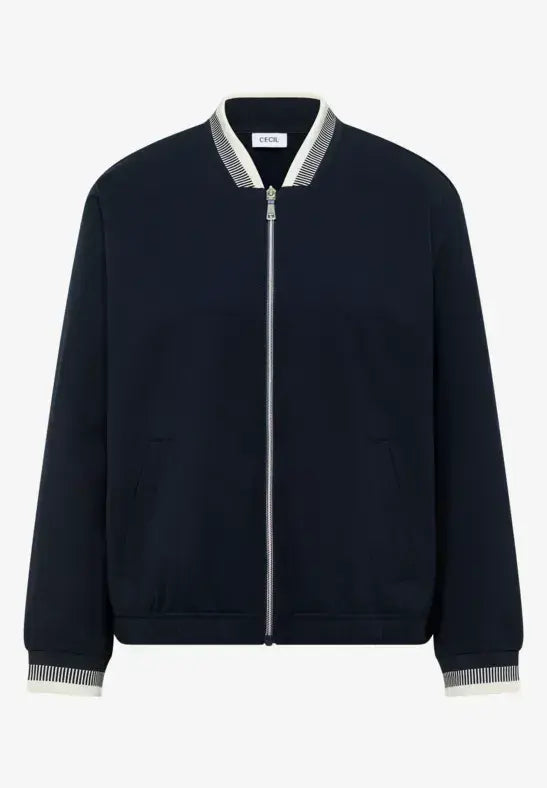 CECIL Jacket With Cuff Details| Universal Blue 324854