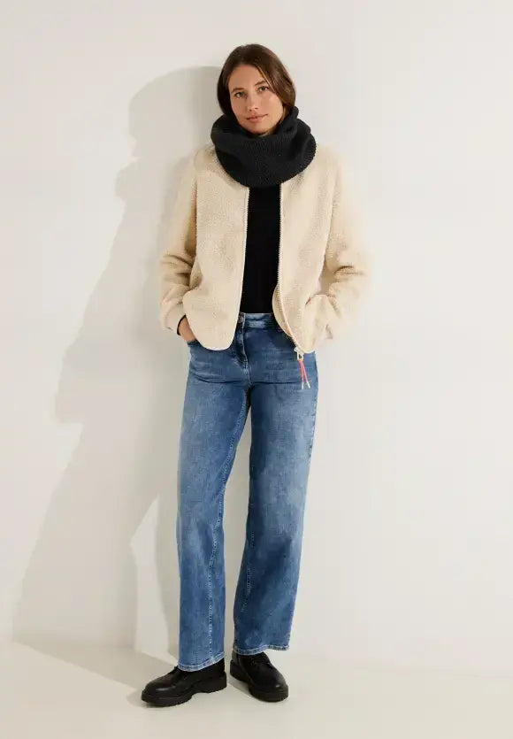 CECIL Knit Loop Scarf  |Black 572289