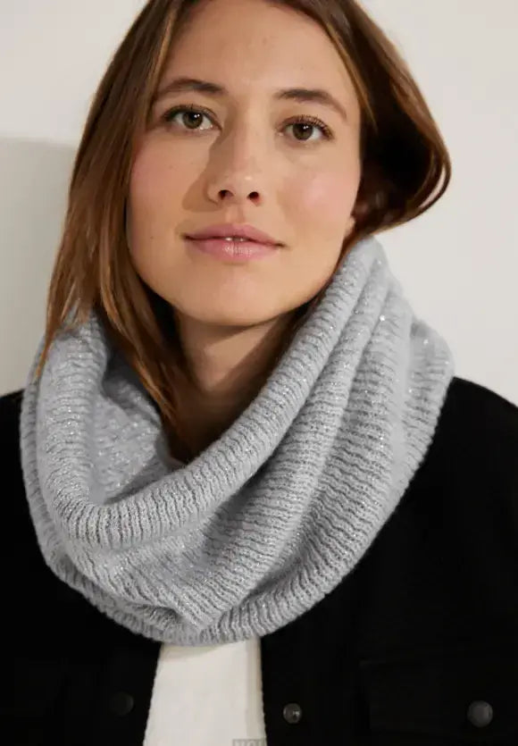 CECIL Knit Loop Scarf  | Grey 572289