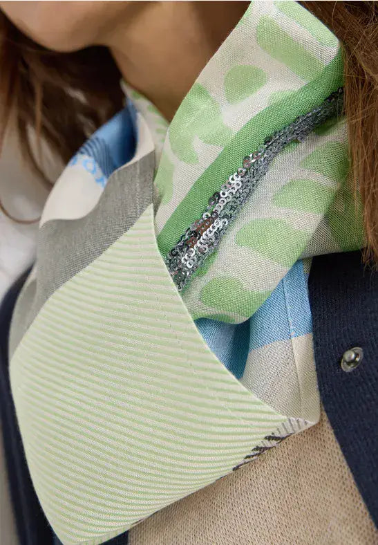 CECIL  Matmix Scarf | Green 573025