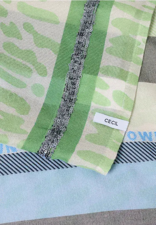 CECIL  Matmix Scarf | Green 573025