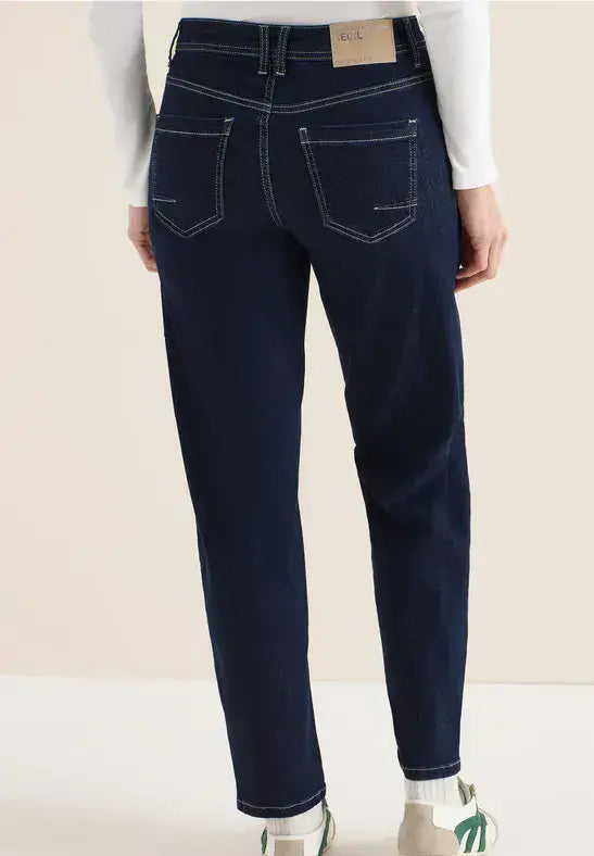 CECIL  Scarlett  Barrel Rinse Jeans |Washed Denim 380549