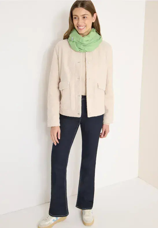 CECIL Solid Loop Scarf | Green 572756