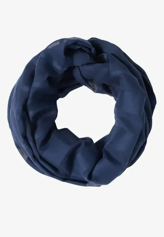 CECIL Stripe Loop Scarf | Denim Blue  573084