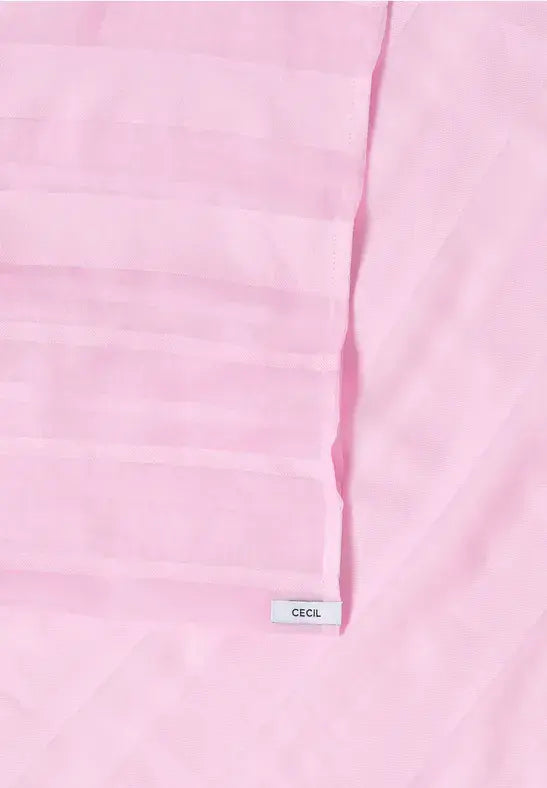 CECIL Stripe Loop Scarf | Rose 573084