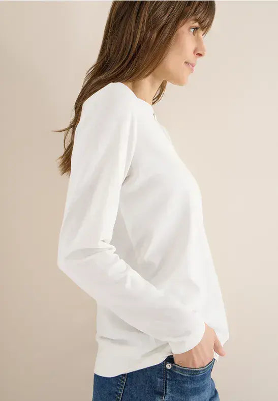CECIL T-Shirt Tunic | Vanilla 324552