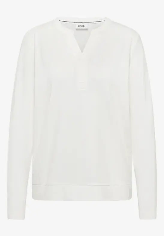 CECIL T-Shirt Tunic | Vanilla 324552