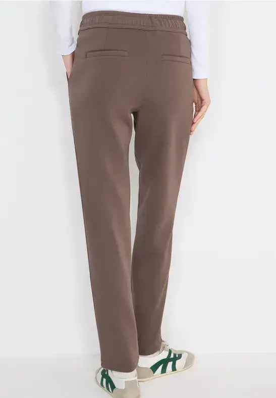CECIL Tracey Silk Touch Trousers | Taupe 380550 28