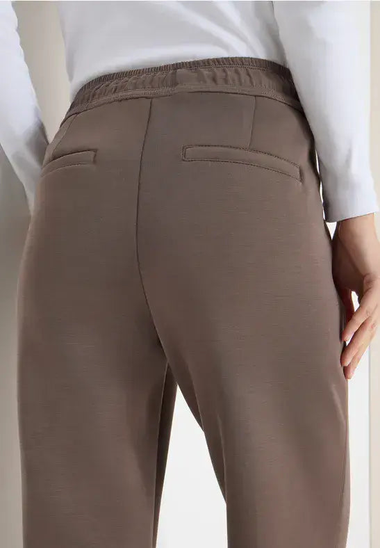 CECIL Tracey Silk Touch Trousers | Taupe 380550 28