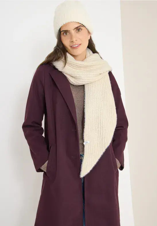 CECIL Triangle Scarf | Cream 572986