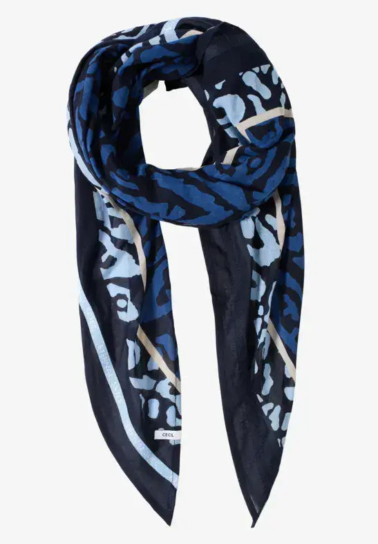 CECIL Triangle Scarf | Dark Blue 572879