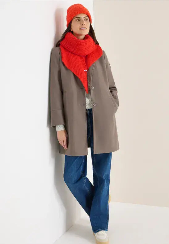 CECIL Triangle Scarf | Pumpkin  572986