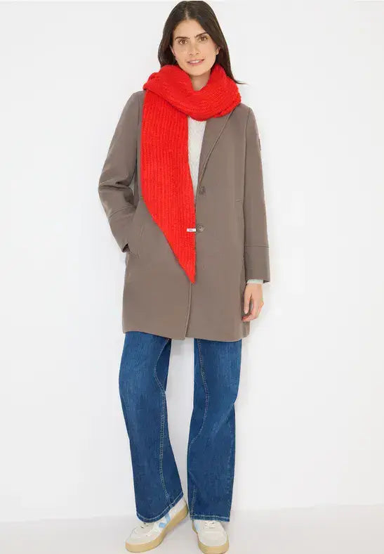 CECIL Triangle Scarf | Pumpkin  572986