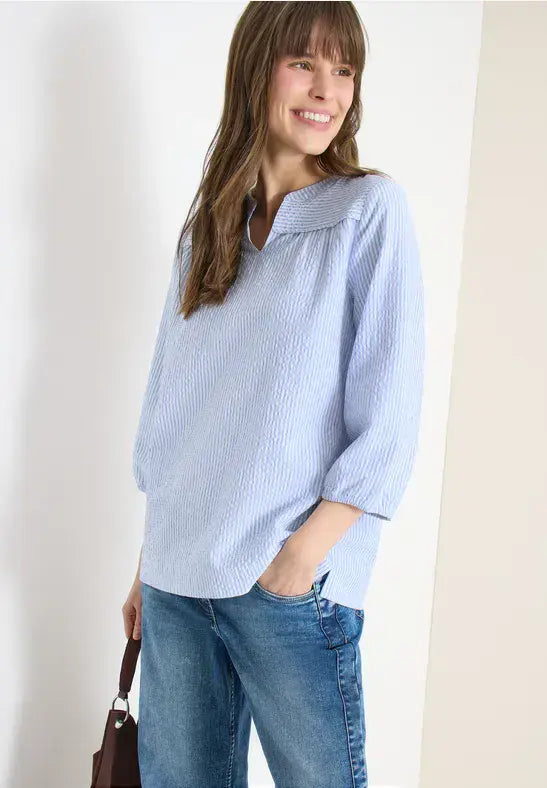CECIL Tunic Blouse | Blue 346415