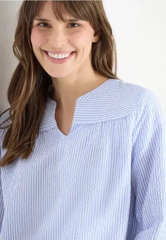 CECIL Tunic Blouse | Blue 346415