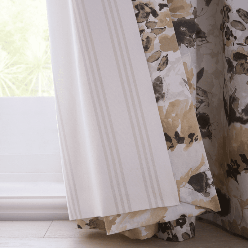 Chelsea Eyelet Curtains Ochre