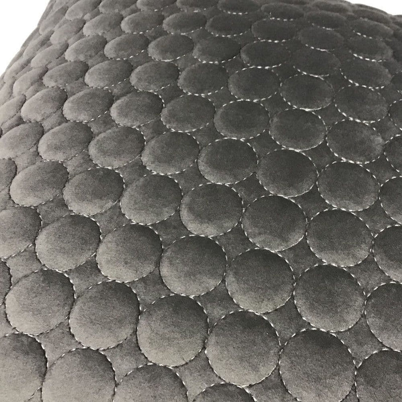 Circles Cushion Cover Grey