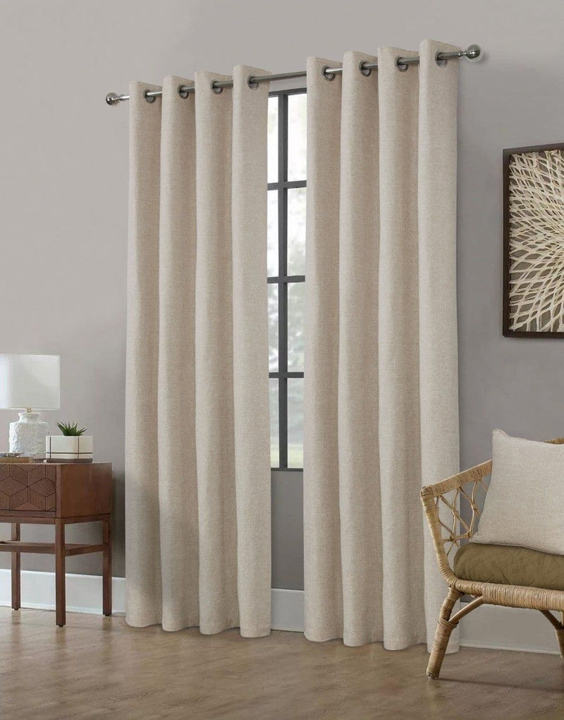Clayton Blackout Curtains Beige