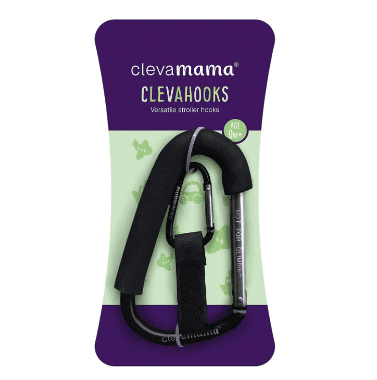 Clevamama ClevaHooks Stroller Hooks 2-Pack |56.3602