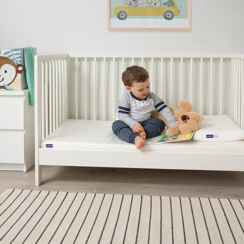 Clever Clogs Waterproof Support Mattress | White